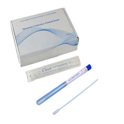 परिवहन देना नमूना नमूना बाँझ झुंड Swabs परीक्षण लाठी नाक और गले Swabs