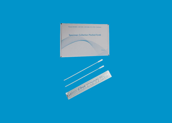 परिवहन देना नमूना नमूना बाँझ झुंड Swabs परीक्षण लाठी नाक और गले Swabs