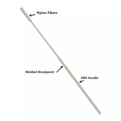 झुंड नायलॉन फाइबर Nasopharyngeal और Oropharyngeal Swabs एमीज परिवहन स्वाब