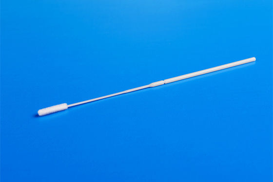 निष्फल पुरुष नायलॉन झुंड सर्जिकल वायरल Nasopharyngeal Swabs ढाला ब्रेकपॉइंट